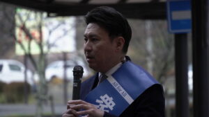 20260323　駅頭（おごと温泉駅）